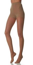 SCUDOTEX Collant 140 Deniers Maille Tricotée Compression Décroissante de Moyenne à Forte 19-22 Hg mm Couleur Glace Taille 5