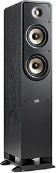 Polk Audio Signature Elite ES50 - Diffusori da Pavimento (singolo diffusore) Hi-Res Audio con Certificazione compatibilità con Dolby Atmos e Dts: X, Tweeter da 1" e (2) Woofer da 5.25", nero