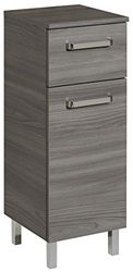 Pelipal Armario de baño Quickset 912 en Sangallo Gris Horizontal, 30 cm de Ancho, Armario Inferior con 1 Puerta, 1 cajón y 1 Estante