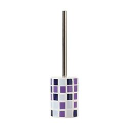 MSV Bathroom Sofa and Bracket Mosaic, Blue, Multicoloured, Ø9.5 Height, Colourful, Ø9,5 / Alto Total 37