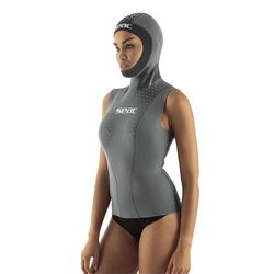 Seac Dames Hoody Lady Undervest voor Duiken, Gemaakt van 2,5 mm Neopreen, Standaard, S