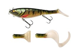 Berkley Zilla Tailswinger, fiskekrok, hårt bete, den första gemensamma Tailbait på marknaden med fantastisk simaction och enorm mångsidighet, rovdjursfiske, gädda, unisex, abborre, 56 g | 140 mm