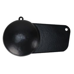 Extreme Max 3006.6747 Nero Rivestito Pancake Downrigger Weight (8 lb)