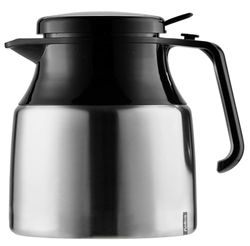 Helios Mondial Jarra Push, Acero Inoxidable Mate, 1,3 L