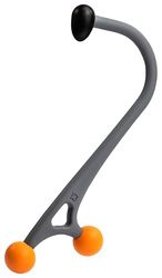 TriggerPoint AcuCurve massagestick, gerichte hals-, rug- en schoudermassage, ergonomisch beweegbaar design, grijs, 42 cm