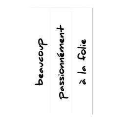 PLAGE 197034 Trapsticker, Beaucoup, zwart, 19 x 100 cm