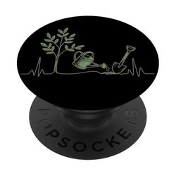 Plant Garden Heartbeat Herramientas de jardinería PopSockets PopGrip Adhesivo