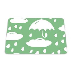 Bonamaison, Tapis de Souris Rectangle Imprimé Numériquement, Fond Antidérapant, pour Bureau et Maison, Taille: 22x18cm