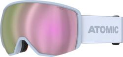 ATOMIC Revent L HD Lunettes de ski – Gris clair – Lunettes de ski aux couleurs contrastées – Lunettes de snowboard miroir de haute qualité – Lunettes avec monture Live Fit – Lunettes de ski avec