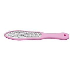 RASPACALLOS METALICO MANGO GOMA SOFT ROSA