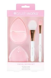 Brushworks Gezichtsdetox set, roze, one size