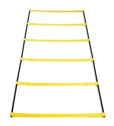 SKLZ Elevation Ladder, Scaletta per l'Agilità con Ostacoli Unisex-Adulto, Nero/Giallo, Taglia unica