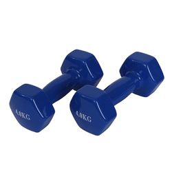Endless Vinyl gecoate vaste dumbbell voor gymoefeningen | Paar van 4 kg (2 x 8,8 lb) | Materiaal: ijzer met vinyl jas | Gewichten voor Vrouwen en Mannen