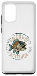 Carcasa para Galaxy S20+ Funny I Have Crappie Attitude Present Men Women Cool Fishing