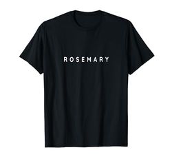 Planta de romero, plantas de romero, diseño minimalista de fuentes Camiseta