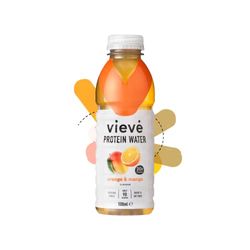 Vieve Protein Water 6x500ml - Orange & Mango | 20g Protein, Sugar Free, Fat Free & Dairy Free | A Ready to Drink Alternative to Protein Powders & Shakes | 6 Pack