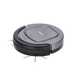 SEVERIN Chill RB 7025 Robot aspirapolvere automatico autonomia 90 minuti, Aspirapolvere robot per pavimenti con sensore scalini, Robot aspirapolvere per tappeti, grigio/nero/rosso