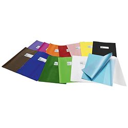 Ri.Plast 93813 Axi Cover PVC Glossy Greenline, 21 x 30 cm, W/Flaps, Brown