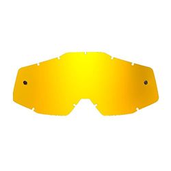 SeeCle SE-41S254-HZ lentilles de rechange pour masques or effet miroir compatible pour masque 100% Racecraft/Strata/Accuri/Mercury