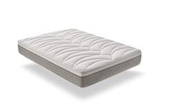 ECCOX - Matelas à Mémoire de Forme Elite Silver H21 - Hauteur 21 cm - Noyau HR Haute Densité - Visco Titanium + Rembourrage Thermosensible Supersoft - Fermeté Moyenne-Haute (90x180 cm)