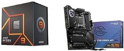 AMD R9 7900X CPU + MSI MPG X670E CARBON WIFI Motherboard - ATX - AM5 - 18 Duet Rail 90A Power Stage, DDR5 Memory Boost 6600+MHz/OC, 2 x PCIe 5.0 x16, 2 x M.2 Gen5, Wi-Fi 6E