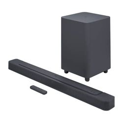 JBL SoundBar 500 luidspreker in zwart - 5.1 Kanaals, 590 W, surround sound, Home Entertainment-soundbar met subwoofer, Dolby Atmos, MultiBeam en ingebouwde WiFi