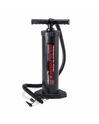 Intex 68615 - Pompa Manuale Double Quick Grande, Plastica, Nero, 45 cm