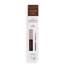 Revolution Beauty London Gel para cejas, color marrón ceniza