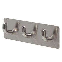 Tiger Pinky Tape Gancio Rack, Acciaio Inox Spazzolato, 13 x 4 x 2,4 cm
