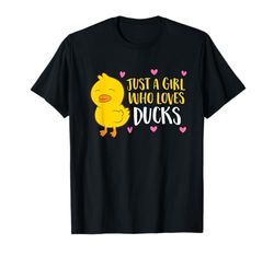 Sólo una chica que ama los patos Camiseta