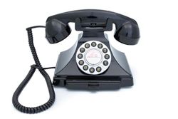 GPO GPOCARRB Carrington Classic Push Button Telephone Black