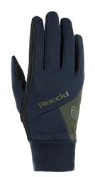 Roeckl Sports Wilber Gants d'équitation d'hiver pour l'extérieur Noir/Vert 8