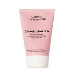 Madame La Présidente – Résolution N°5 Shampooing Anti-Chute Cheveux Bouclés – Complexe Capillum Fortis (cannelle, ginkgo, kigelia) – Sans Sulfate, 95% d’ingrédients naturels – 50 ml