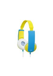JVC Małe telefony dziecięce słuchawki stereo z ogranicznikiem głośności - żółte/niebieskie