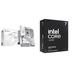 Gigabyte Z890 AORUS PRO ICE Motherboard + Intel Core Ultra 7 Desktop Processor 265KF 20 cores (8 P-cores + 12 E-cores) up to 5.5 GHz