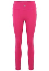 FILA Raga High Waist 7/8 Tights-Pink Yarrow-L