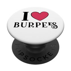 Me encantan los burpees PopSockets PopGrip Intercambiable