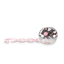 Suavinex Klips do smoczka Biżuteria Memories różowy 307222