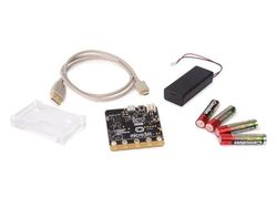 Whadda Kit de démarrage Micro:bit®, Ensemble éducatif Complet pour débutants en Programmation et électronique, avec Python et Block Editor, avec breadboard, Matrice LED, Bluetooth BLE, compatibilité