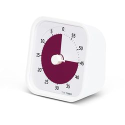 Time Timer Home Mod - 60 Minute Visual Timer Edition Home - pour l'outil d'étude de Fournitures Homeschool, minuterie pour Le Bureau, Bureau d'enfants et des réunions, avec Fonctionnement Silencieux