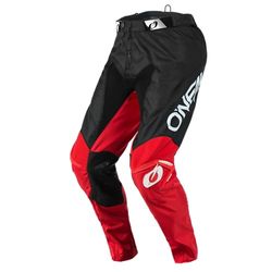 O'Neal | Motorcycle-Pants | Enduro Motocross | Durable Denier Fabrics, with Great Freedom of Movement, Athletic fit | Pants Mayhem Hexx | Adult | Black Red | Size 28/44