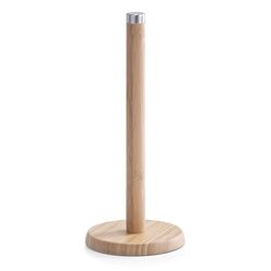 Zeller 2057773 Porte Essuie tout en Bambou/Acier Marron 14 x 32 cm