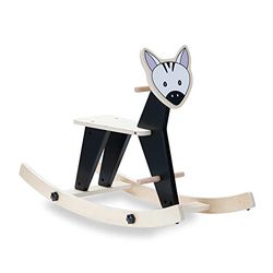 hauck Caballo Balancin Madera Certificada FSC®, Balancin Bebe a Partir de 18 Meses, Juguetes Montessori, Caballos Juguetes, Base Basculante Desmontable