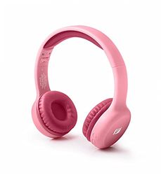 Muse Cuffie per bambini, Bluetooth, leggere, (M-215 BTP), funzione di condivisione, mani libere, regolabile, rosa