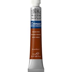 Winsor & Newton 8840096 Cotman Watercolour Paint, Studio Watercolours, Vibrant, High-Quality Colours with Very Good Processing Properties, 8 ml Tube, Indian Red