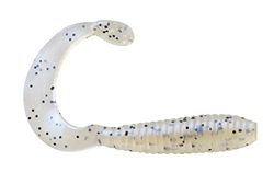 Bobby Garland Crappie Baits Hyper Grub Lot de 18 leurres de pêche à Queue bouclée, 5,1 cm, Lait de Singe (BG2HG203-18)