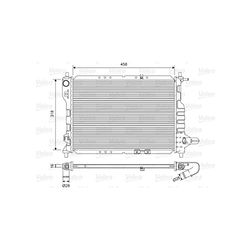 Valeo 701598 Radiateur refroidissement du moteur