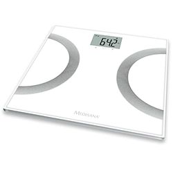 medisana BS 445 connect, digital body analysis scale 180 kg / 396 lbs personal scale for measuring body fat, body water, muscle mass and bone weight, body fat scale with body analysis app