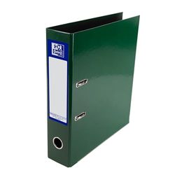 Oxford Archivador de palanca A4 premium, carpeta individual verde, resistente