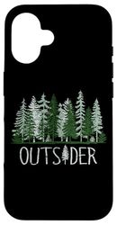 Outsider Nature Lover Camping Adventure Woodland Forest Pine Case for iPhone 16